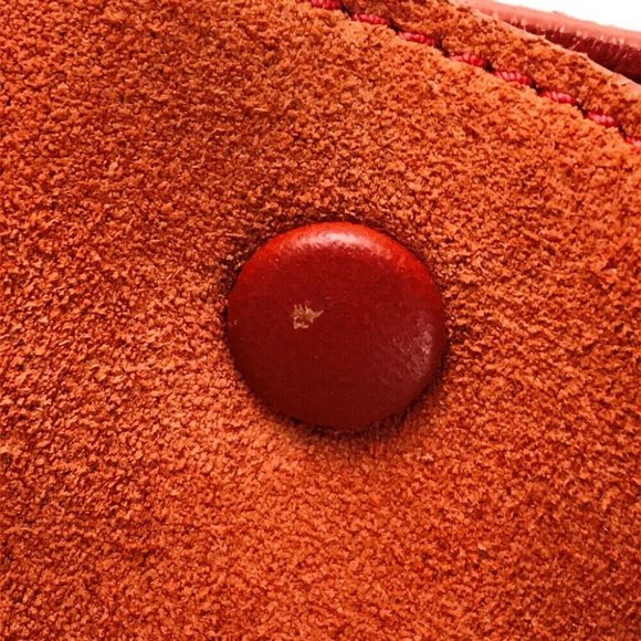 CELINE 2WAYHand Bag Trapeze Shoulder bag Gray x Black x Orange - Picture 10 of 12